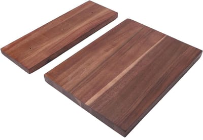 SnelShoppen - Magnetische Messenset, Magnetische Messenhouder voor Wand, Dubbelzijdige Houten Messenhouder voor Keuken, Gereedschap en Keukenaccessoir