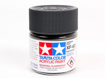 Tamiya Hobbyverf Acrylverf - XF-63 German Grey - Matt - Acryl - 23ml Verf potje - 23 ml