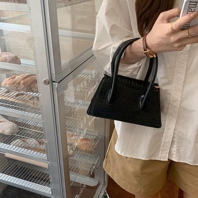 Niche Design Dames Tas Roze Kleine Vierkante Tas Nieuwe Stijl Stijl Tote Kleine Tas Eenvoudige Crossbody Tas Trendy