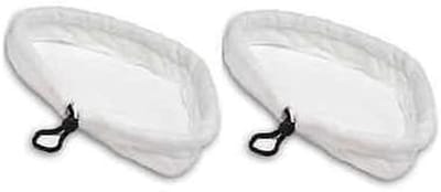 Microvezel Doeken Covers - Mop Pads Stoomreiniger Doeken - Stoomreinigen Huis - Hoogwaardige Vervanging - 2 stuks - Wit