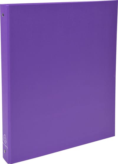 Exacompta 20x Ringband in PP met harde omslag - 4 ringen van 30mm - A4 - Purper - 51376E