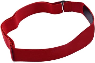 Reserve Riem - Borstband Hartslagmeter - Sporten Meten - Verstelbare Maat - 98 cm - Rood