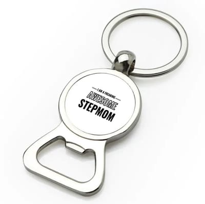 Akyol - i am a freaking awesome stepmom flesopener - Mama - de meest geweldigste stiefmoeder - moeder cadeautjes - moederdag - verjaardagscadeau - verjaardag - cadeau - geschenk - kado - gift - moeder artikelen - 9 bij 3 cm