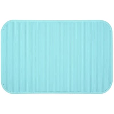 Tapis en caoutchouc antidérapant pour table de toilettage et de dressage d'animaux vert
