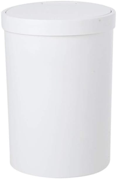 Keuken Prullenbak Spring Cover Prullenbak Thuis Slaapkamer Toilet PP Materiaal Opslag Emmer Prullenbak (kleur: wit)