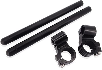 Stuurverhoger Klem - Stuurverhoger Riser - Comfortabel Rijden - Verstelbare Hoogte - 46MM Vorkbuis - Zwart