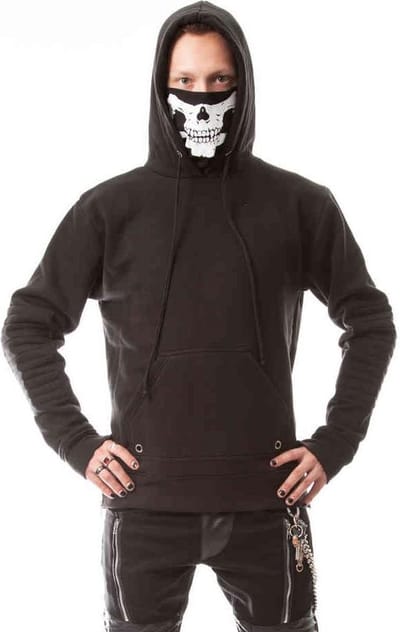 Heartless Vanish Hood Heren Trui met capuchon - zwart - L