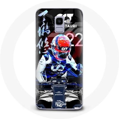 Case voor Samsung Galaxy A6 2018 Formule 1 Yuki Tsunoda Japanse F1-coureur