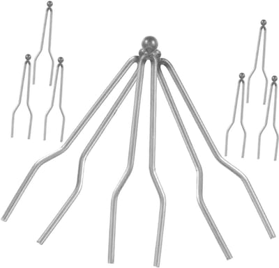 Houtbrander Pen Tips - Pyrografie Set - Houtbewerking Kunst - Duurzame Verwarmingdraad - 3.5x1x0.2cm - Zilver