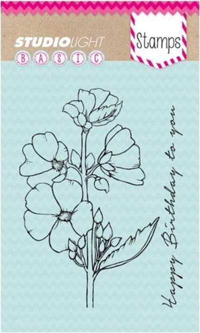 Stempel - Clear stamp - Studio Light - A6 Basics nr. 226