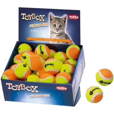 Tennisballen voor katten Nobby Pet (x32)