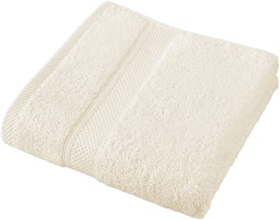 De Witte Lietaer Handdoek Stephanie Cream - Set 2 stuks - 50 x 100 cm - Creme - Katoen