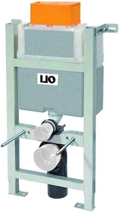 Inbouwreservoir - Toiletreservoir - Badkamer Installatie - Dubbel Spoelsysteem - 150 mm Dikte - Wit