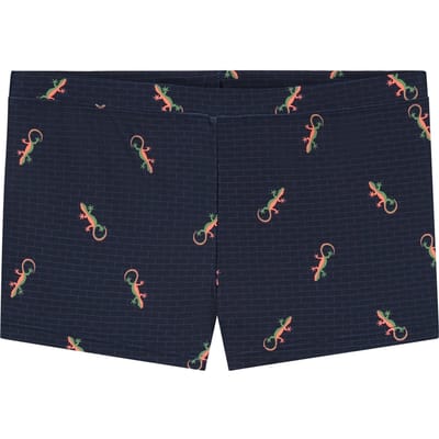 Shiwi Boys Swim Boxer Lizard Dark Navy Size: 98/104 | Swimwear Outlet | Unisex | Blauw