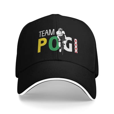 Tadej Pogacar Wielrennen Aanval Casual Baseballpet Zomer Truckerpet Koppel Vrouwen Vintage Baseballpetten One Size black