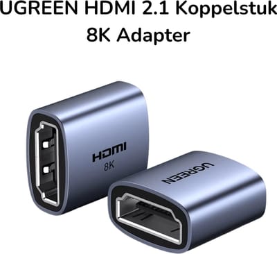 UGREEN HDMI 2.1 Koppelstuk 8K Adapter
