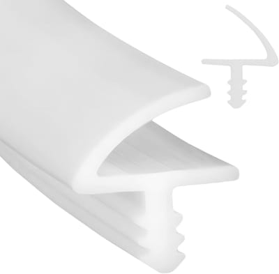 Rubber Sealing Profiel voor Deurframe 10 m - Geluidsisolatie, Vochtbescherming en Stootbescherming voor Houten Deuren met 3 mm Groef en 11 mm Uitsteeksel