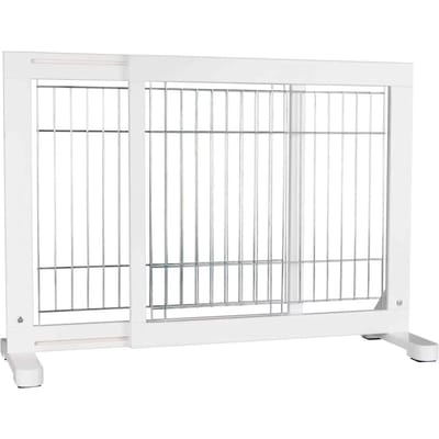 Trixie - Afsluithek - Uitschuifbaar - Wit - 65-108X61 cm