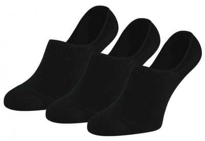 Teckel - Unisex Footies Antislip - 3-Pack - Maat 47/50 - Zwart