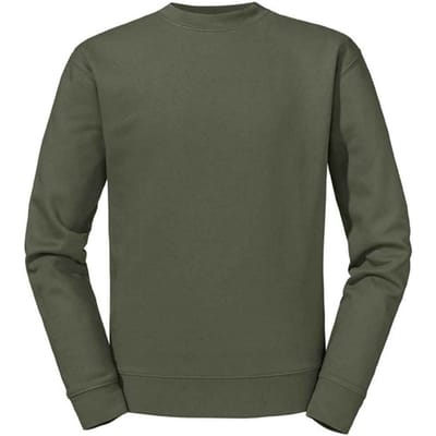Russell Heren Authentiek Sweatshirt (Olijfgroen)