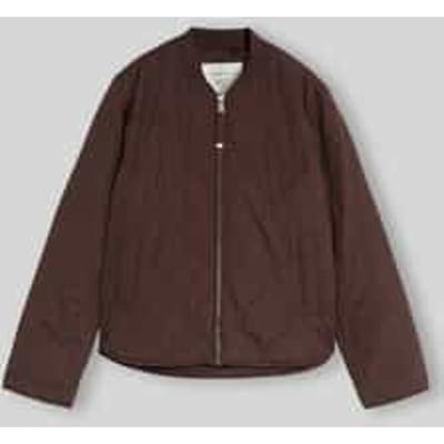 Tom Tailor - Gewatteerd jasje met bomberkraag - Maat S - java dark brown