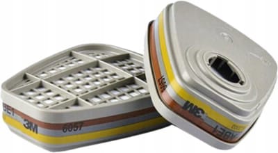 3M 6057 filter-Gas en Dampfilter ABE1-set van 2 stuks-voor 6000 6500 7500 serie masker