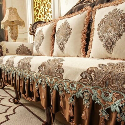 Europese Jacquard Stoffen Bankhoes Antislip Bankkussen Woonkamer Bankhoezen Meubelbeschermer Huisdecoratie 1pc armrest 58x65cm