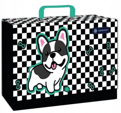 XL Schoolkaart met handvat - Schattige Puppy, A4