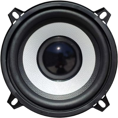 Component Woofer - Autoluidspreker - Muziek Installatie - Gevlochten Glasvezel Conus - 13cm Diameter - Wit
