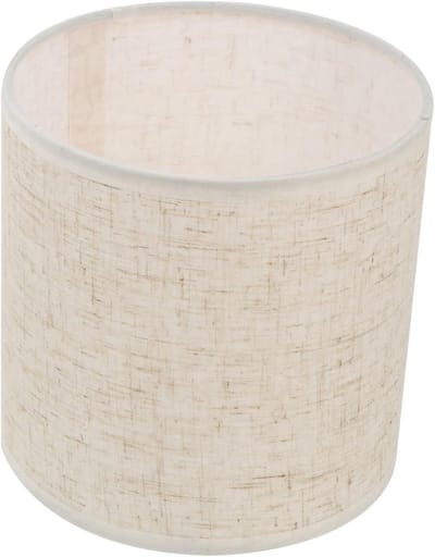Lampenkap - Stoffen lampenkap - Linnen plafondlampenkap - Kegelvormig - Minimalistische stijl - Duurzaam - Verfijnd - Decoratie voor tafellampen - Geschikt voor tafellampen en staande lampen - 1 stuk - Beige