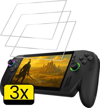 Screenprotector - Geschikt voor Xbox Ally X - Screenprotector Gehard Glas Beschermglas - 3 Stuks