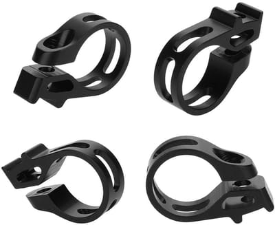 Dailygoods - Fietsversnellingsschakelaar - Snelsluitingsmechanisme - Aluminium - Zwart - Fietsaccessoires - Voor 22.2 mm handvatten - Geschikt voor X7...