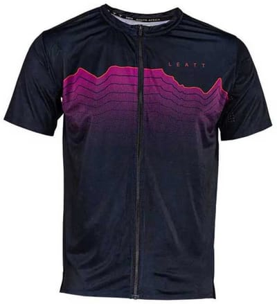 Leatt Mtb Trail 3.0 Korte Mouw Wielertrui Zwart M Man