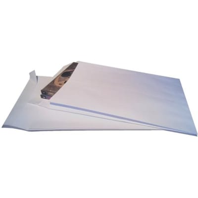 Envelop Quantore monsterzak 262x371x38mm zelfklevend wit 10 stuks
