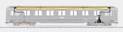 Binnenverlichting Set voor H0 Treinwagons - Inclusief Stroomtoevoer en Kortkoppeling