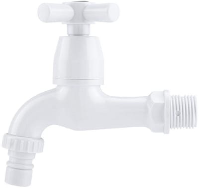 Dailygoods- Waterkraan Professioneel - Enkelvoudige Uitloop - ABS Kunststof - G1/2 Aansluiting - Chroom Afwerking - Duurzaam en Elegant - Kraan