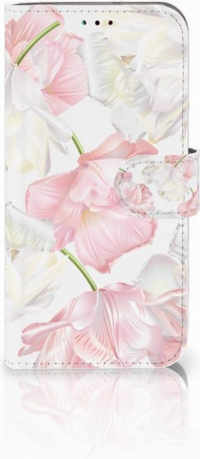 Book Case voor Samsung Galaxy A40 Hoesje Lovely Flowers