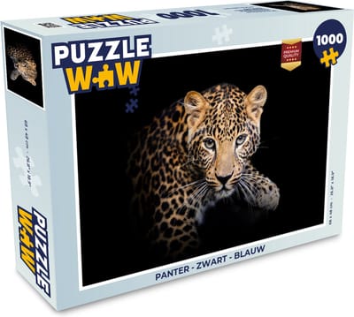 Puzzel Panter - Zwart - Dieren - Legpuzzel - Puzzel 1000 stukjes volwassenen