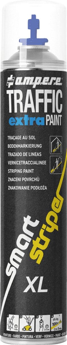Ampere Traffic extra markeerverf, blauw, 750 ml 1 stuk