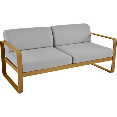 Fermob BELLEVIE 2-zitsbank - D2 peperkoek - 79 Flanelgrijs