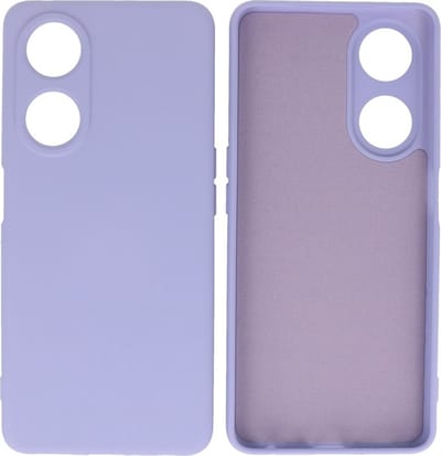 Fashion Backcover Telefoonhoesje - Color Hoesje - Geschikt voor de Oppo A98 5G - Paars