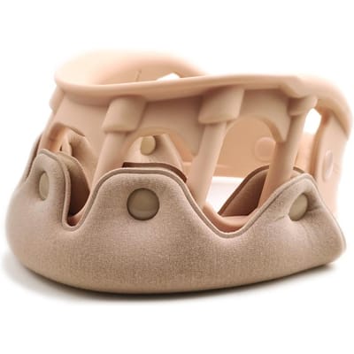 Support de minerve Velpeau en silicone Soulage la pression sur la colonne vertébrale Améliore la posture Respirant Imperméable Collier cervical L