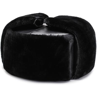 Oorbescherming Lei Feng Hoed Winddicht Koudebestendig Verdikt Warm Outdoor Fietsen Beveiligingsdienst Koudebestendig Katoenen Hoed one size black