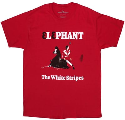 The White Stripes - Elephant Heren T-shirt - XL - Rood