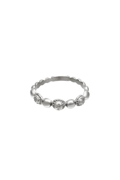 Ring ball- size 17 - Yehwang-Moederdag cadeautje - cadeau voor haar - mama