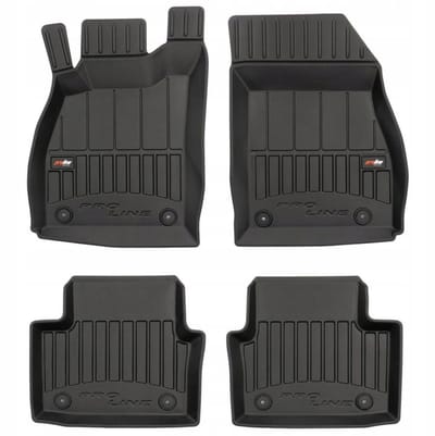 Frogum No.77 - Automatten - Geschikt voor OPEL Insignia A 2008-2017 - 4-delige set - TPE Rubber - Hoge Rand 6cm - Zwart