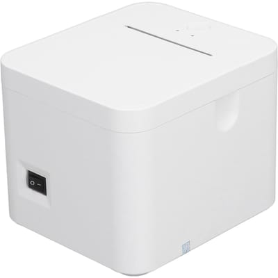 Thermische Bonprinter 58mm Bluetooth 4.0 Draagbare Restaurant Keukenprinter voor Android voor EU Plug white