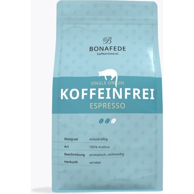 Bonafede Cafeïnevrije espresso 500g
