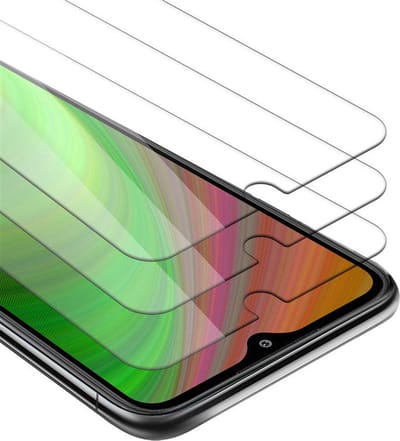 Cadorabo 3x Screenprotector geschikt voor LG K41S - Beschermende Pantser Film in KRISTALHELDER - Getemperd (Tempered) Display beschermend glas in 9H hardheid met 3D Touch