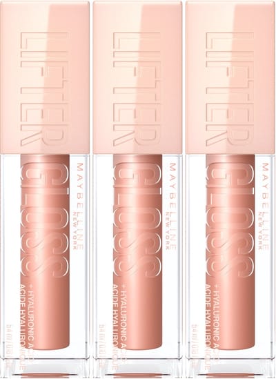 Maybelline New York - Lifter Gloss Lipgloss - 8 Stone - Roze - Glanzende Lipgloss - 5,4ml 3x